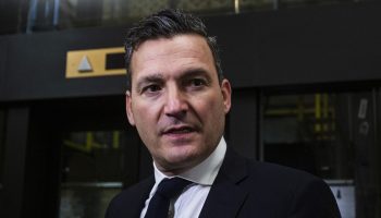 Minister of Artificial Intelligence and Digital Innovation and Minister responsible for the Federal Economic Development Agency for Southern Ontario Evan Solomon speaks with reporters before the Liberal cabinet meeting in West Block  on June 10, 2025. The Hill Times photograph by Andrew Meade